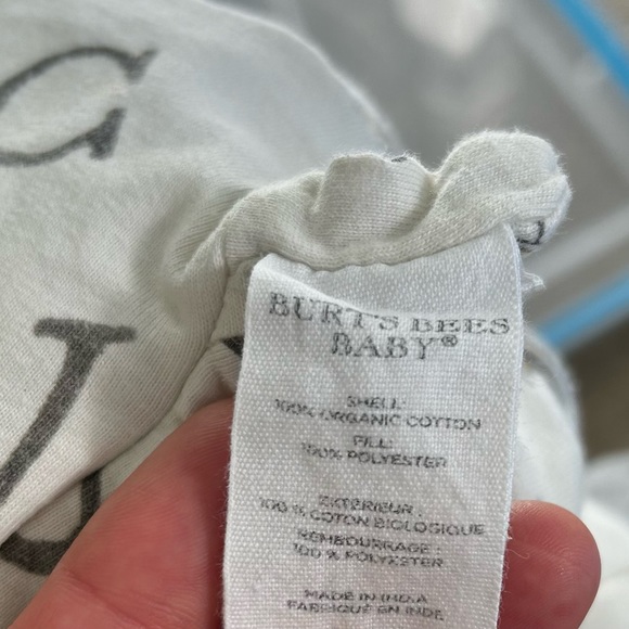 Burt's Bees Baby Organic Cotton Reversible Hoody Sweatshirt Jacket: 12 month - Picture 2 of 3